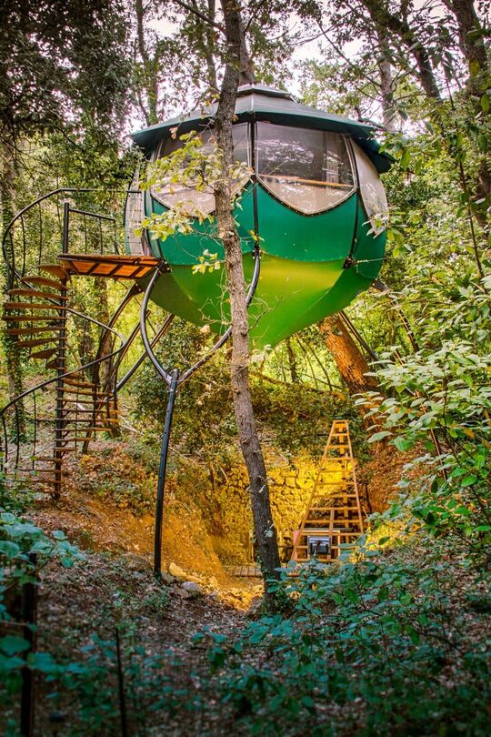 Tiny house avec séance de spa privatif